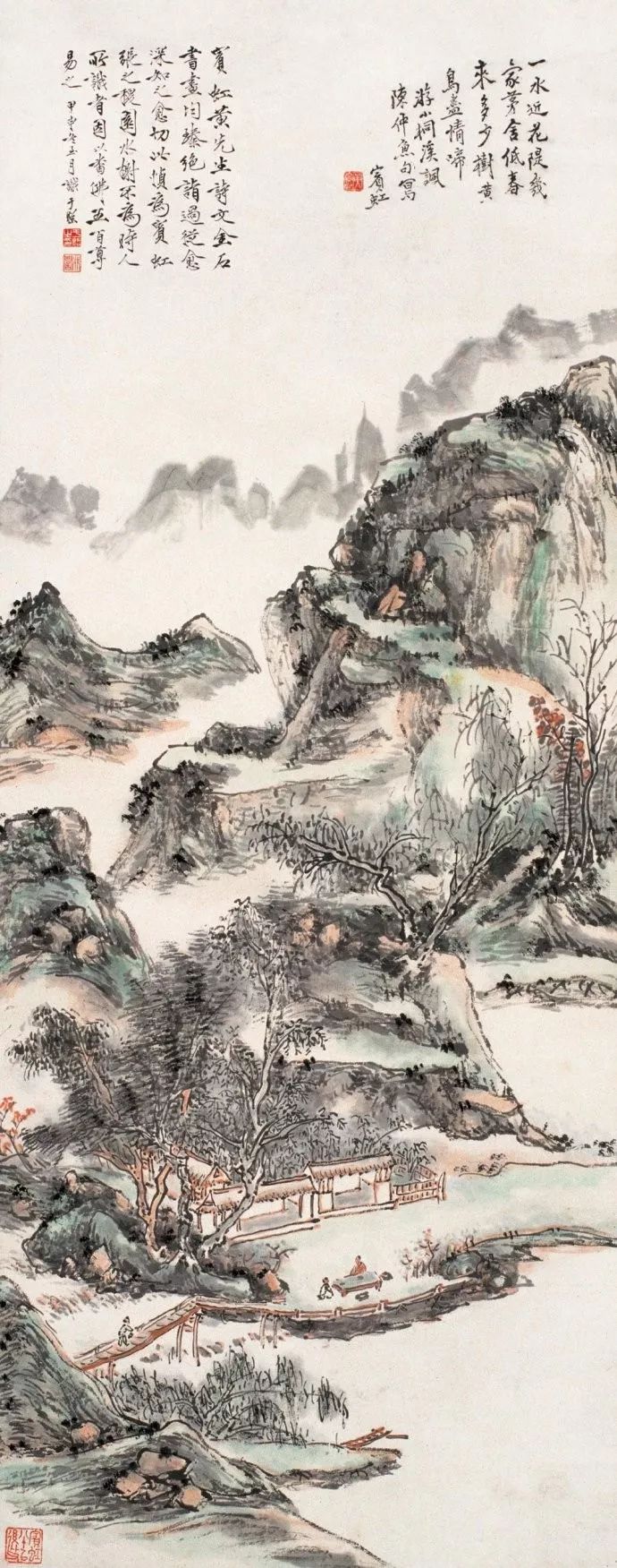 近代山水画家千古第一用墨大师（传统中国画四大家之一）