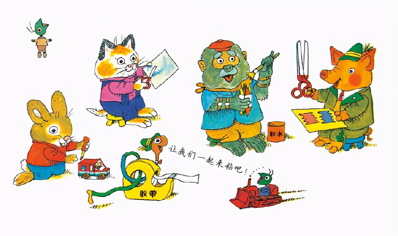 经典儿童绘本-斯凯瑞金色童书《忙忙碌碌镇》