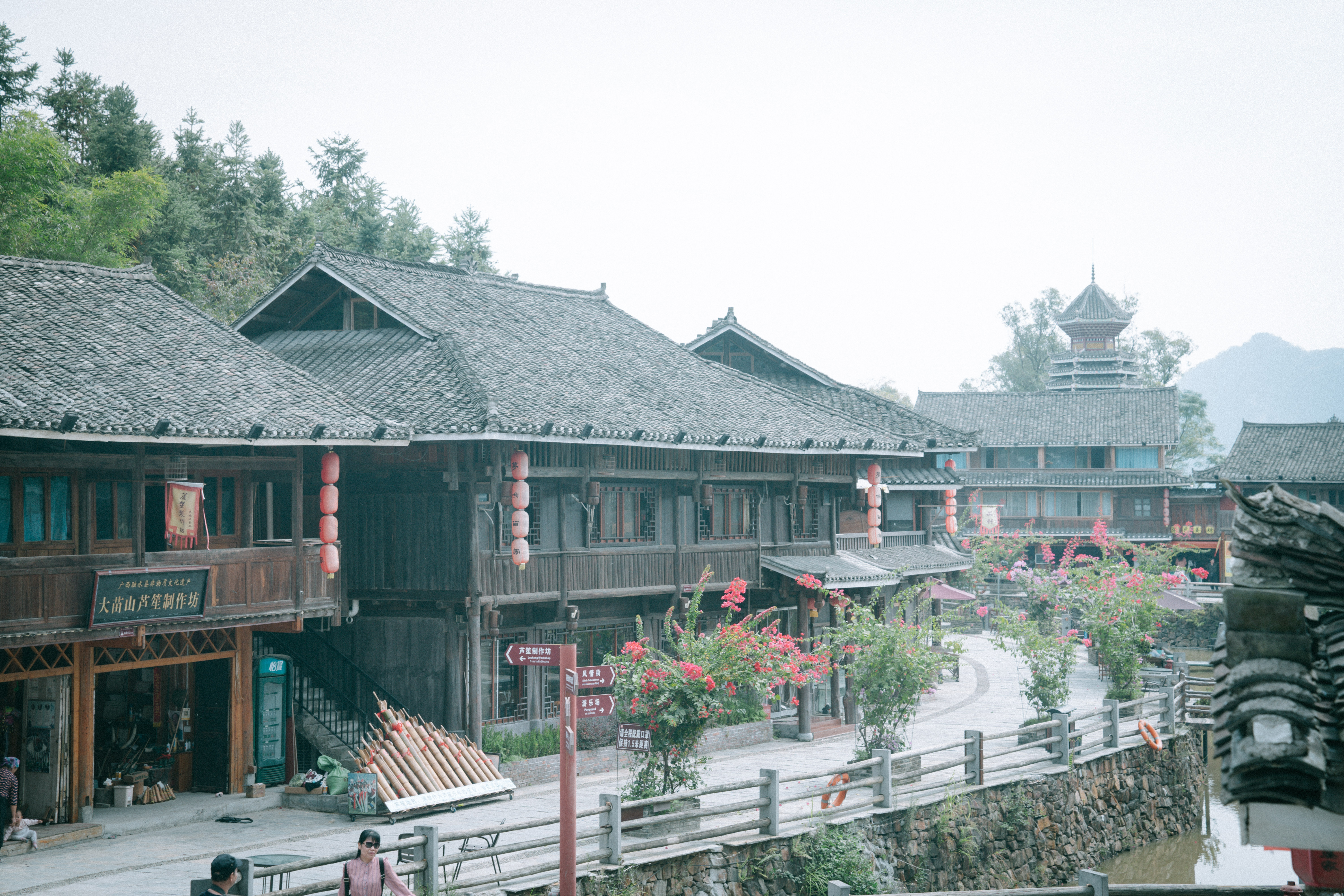 程阳八寨古色古香的地方并没有太商业化