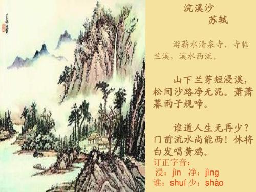 一日一诗词 ‖ 《浣溪沙 · 细雨斜风作晓寒》