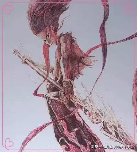 简笔画小哪吒的画法
