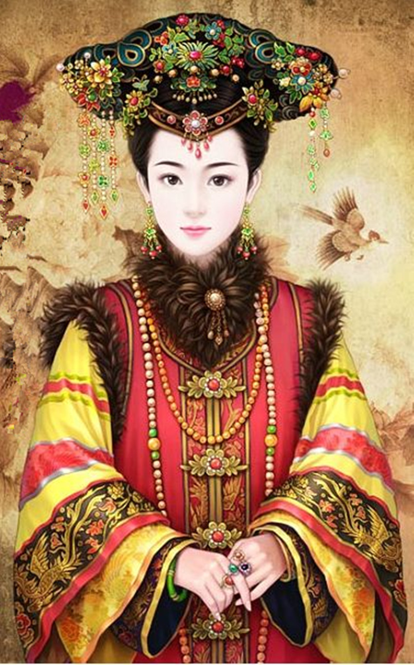 第二对 第二任皇后孝昭仁皇后钮祜禄氏和妹妹温僖贵妃