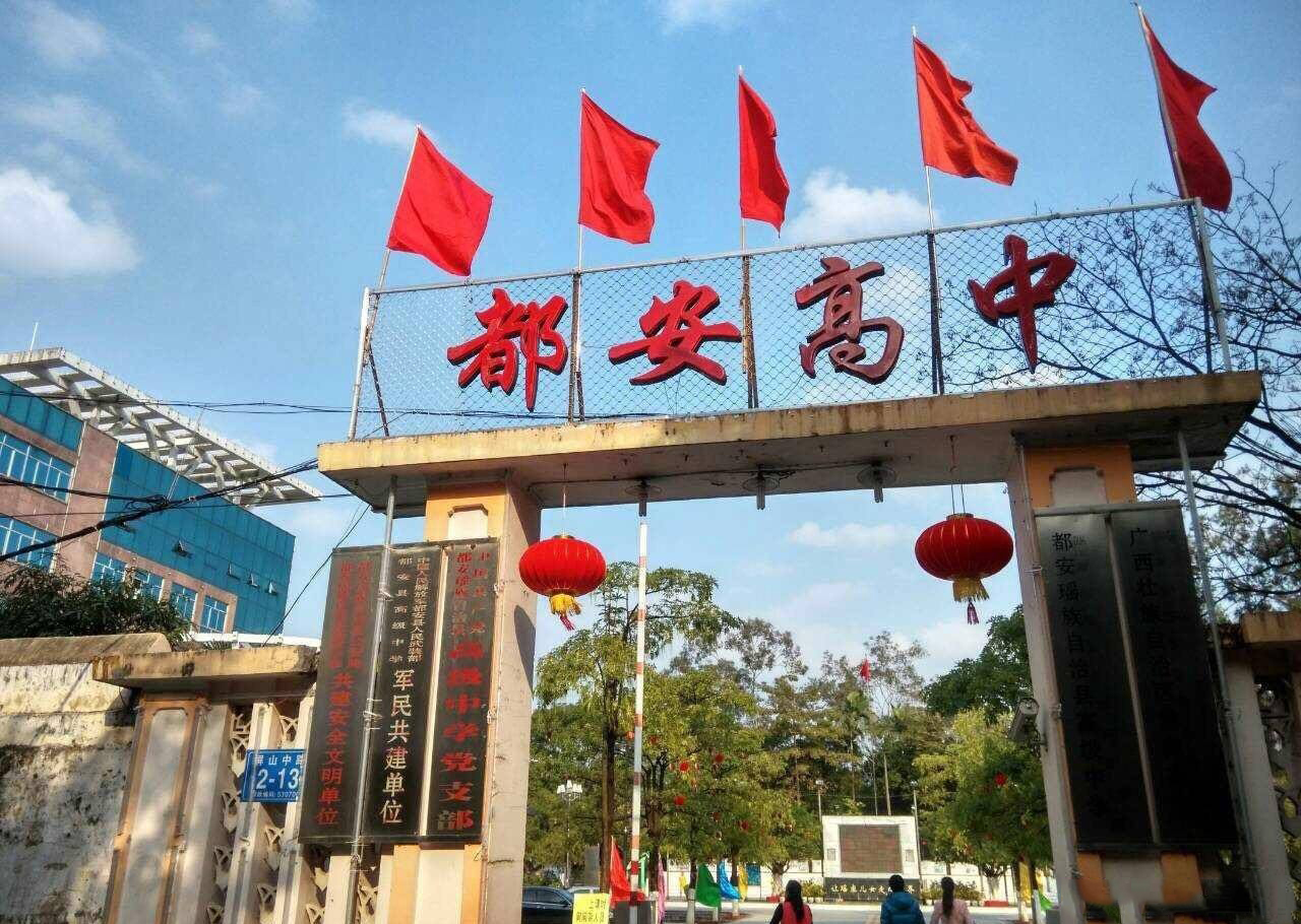 都安高中(600分以上98人,一本过线人数555人)