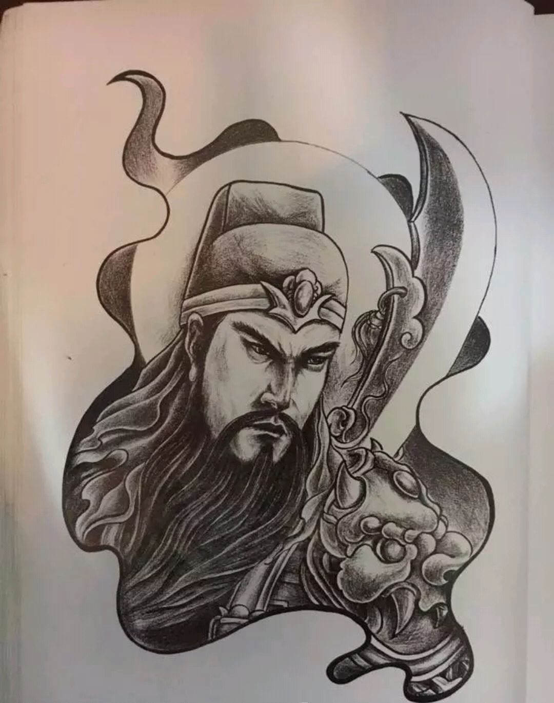 传统纹身图案寓意人物篇第五集:义薄云天关云长