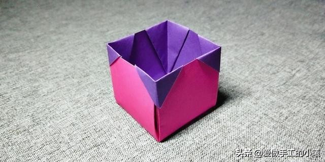 收纳盒折纸图解，简单又实用
