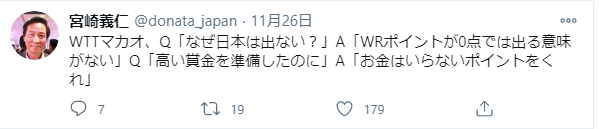 wtt世界杯为什么没有外国选手(日本队为何全员缺席WTT？总教练：我们要的不是钱！是世界排名)