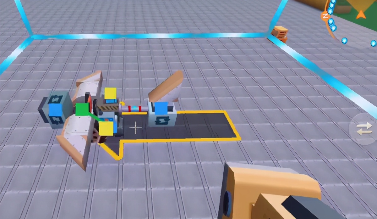 迷你世界：简易版飞机制作教程，迷你小巧的特点符合游戏风格