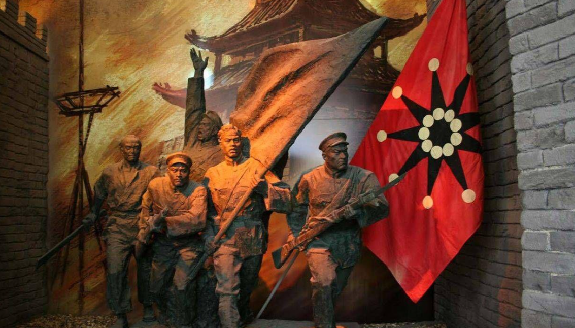 1951年一农民到乡公所讨水，看着毛主席像激动的说：他曾是我的兵