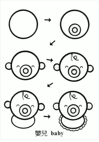 简笔画|幼儿园简笔画教程大全(100种),果断为孩子收藏!