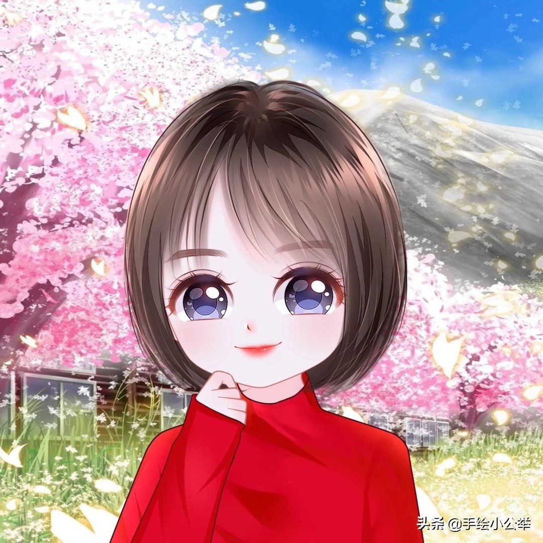 换个头像吧,幸福之家全家福卡通头像,开开心心元气满满