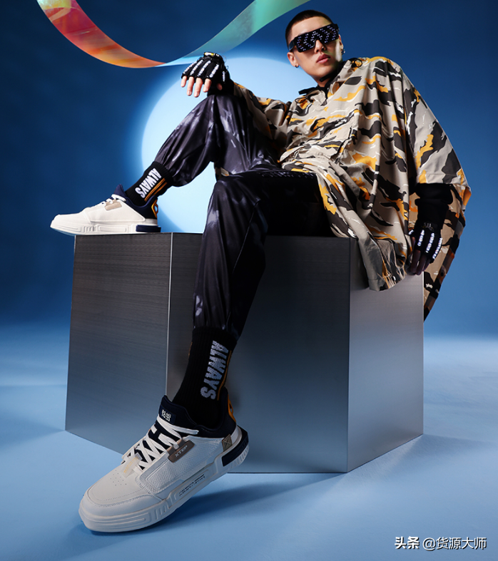 男士板鞋推荐：特步潮流轻便滑板鞋，缓震防滑橡胶大底