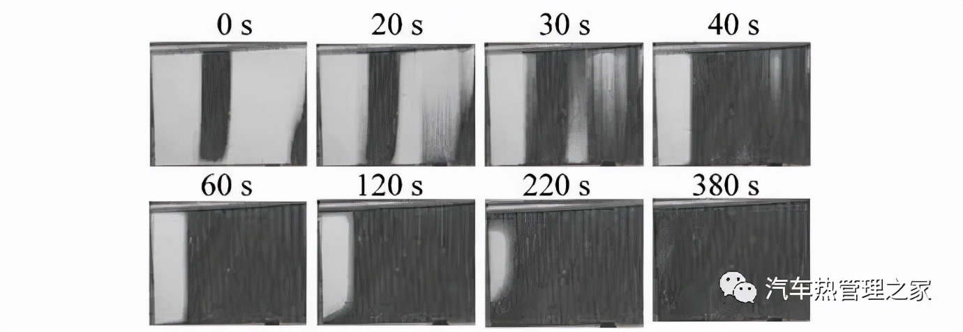 迎面风速对电动汽车热泵系统蒸发器除霜特性影响的实验研究