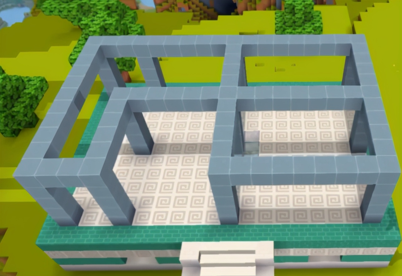 迷你世界房子设计图简单又漂亮 我的世界20×20精美别墅设计图 - 零度