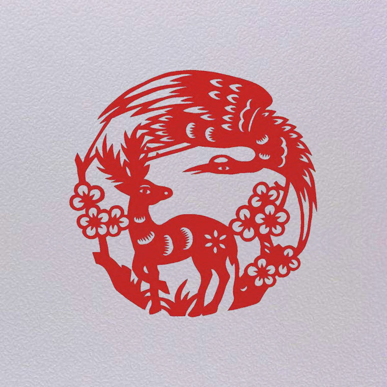 古代视为神物，形似美丽，寓意爱情，代表健康，喻指权利的鹿形象