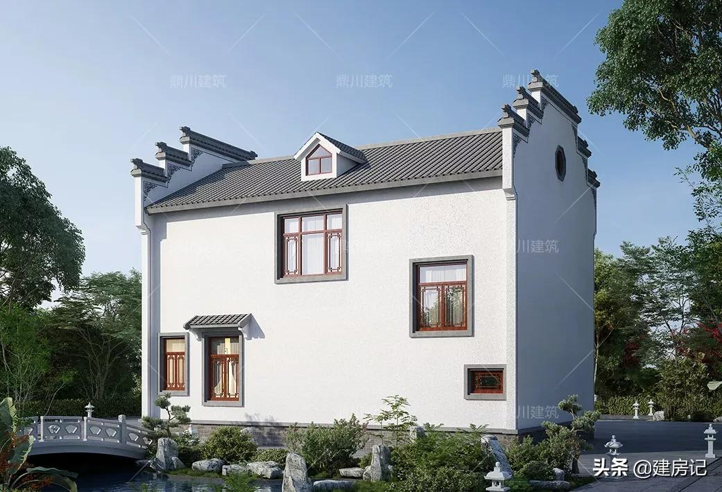 国人想建的房子，不可缺这6款湖北农村别墅，中式合院雅致又高级