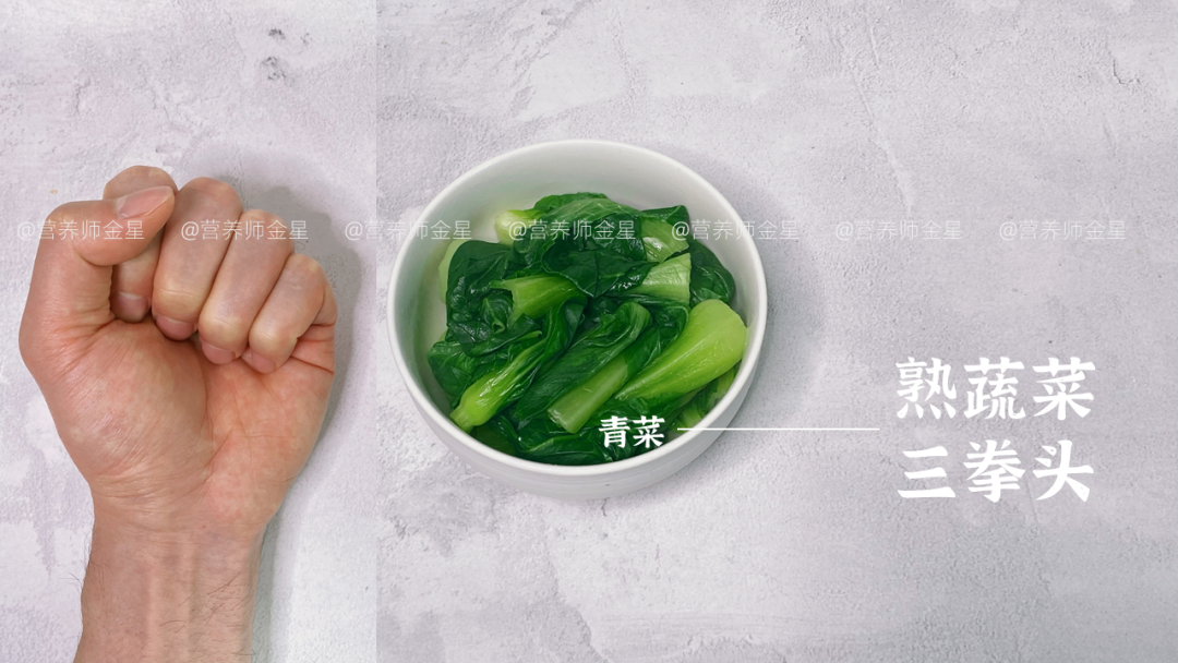 每天吃多少？居然可以用手量！18张原创图片教会你