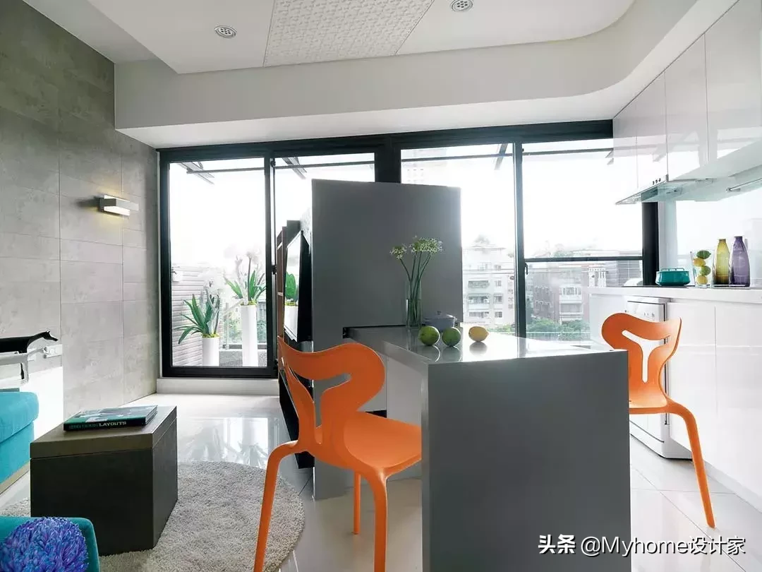 10㎡客厅的10种布局方案，客餐厅一体，小户型还大两倍