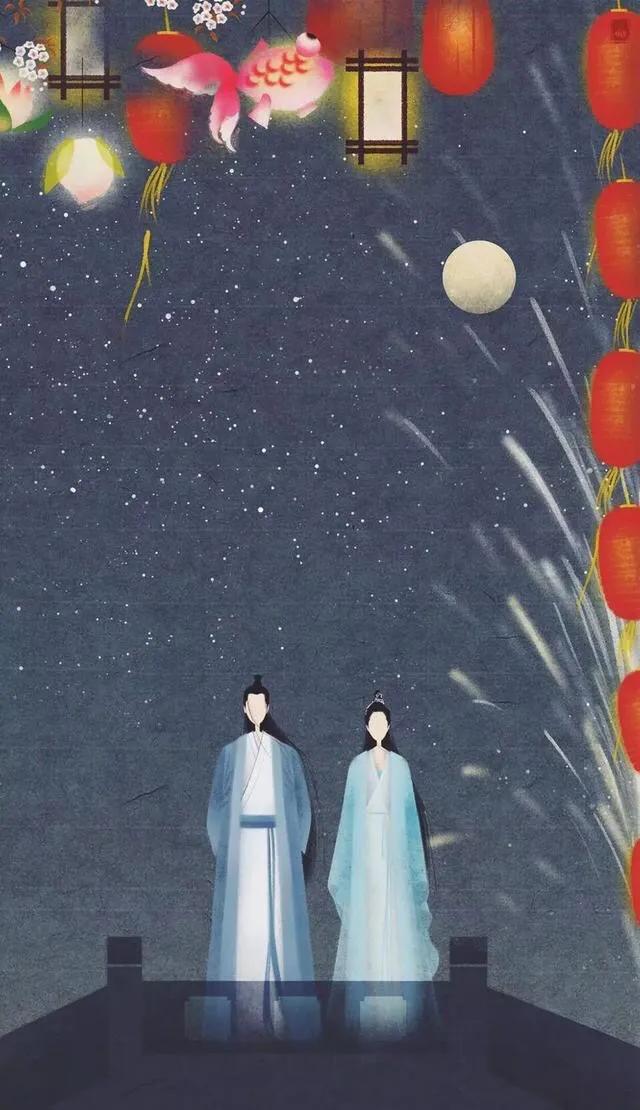 天上月，地上灯，身边人——月华今夜满，万家仰头看，元夕的思念