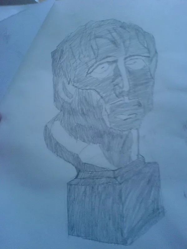 同学:你是有多讨厌石膏像?