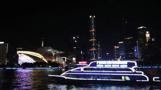 忆夜游珠江