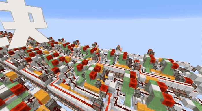 高二学生爆肝10个月！自学数电在《我的世界》打造理论最快计算器