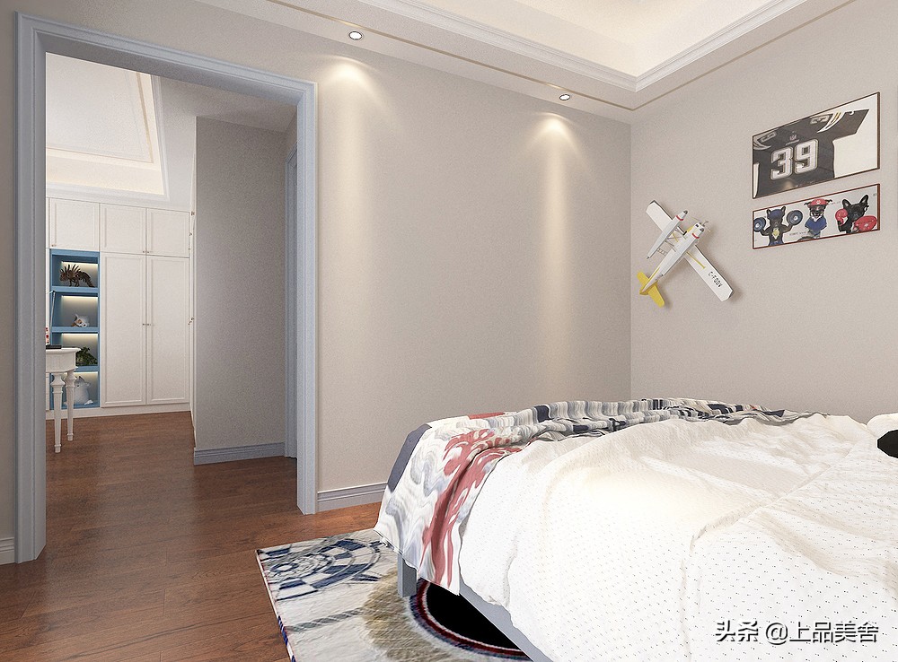 贴心的夫妻，把整个一层都给了两个儿子，做成两个套房，让人羡慕