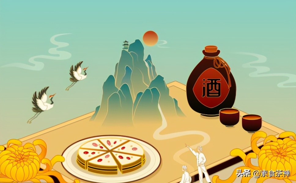 九九重阳节必吃食物“重阳糕”，有长寿、辟邪的寓意