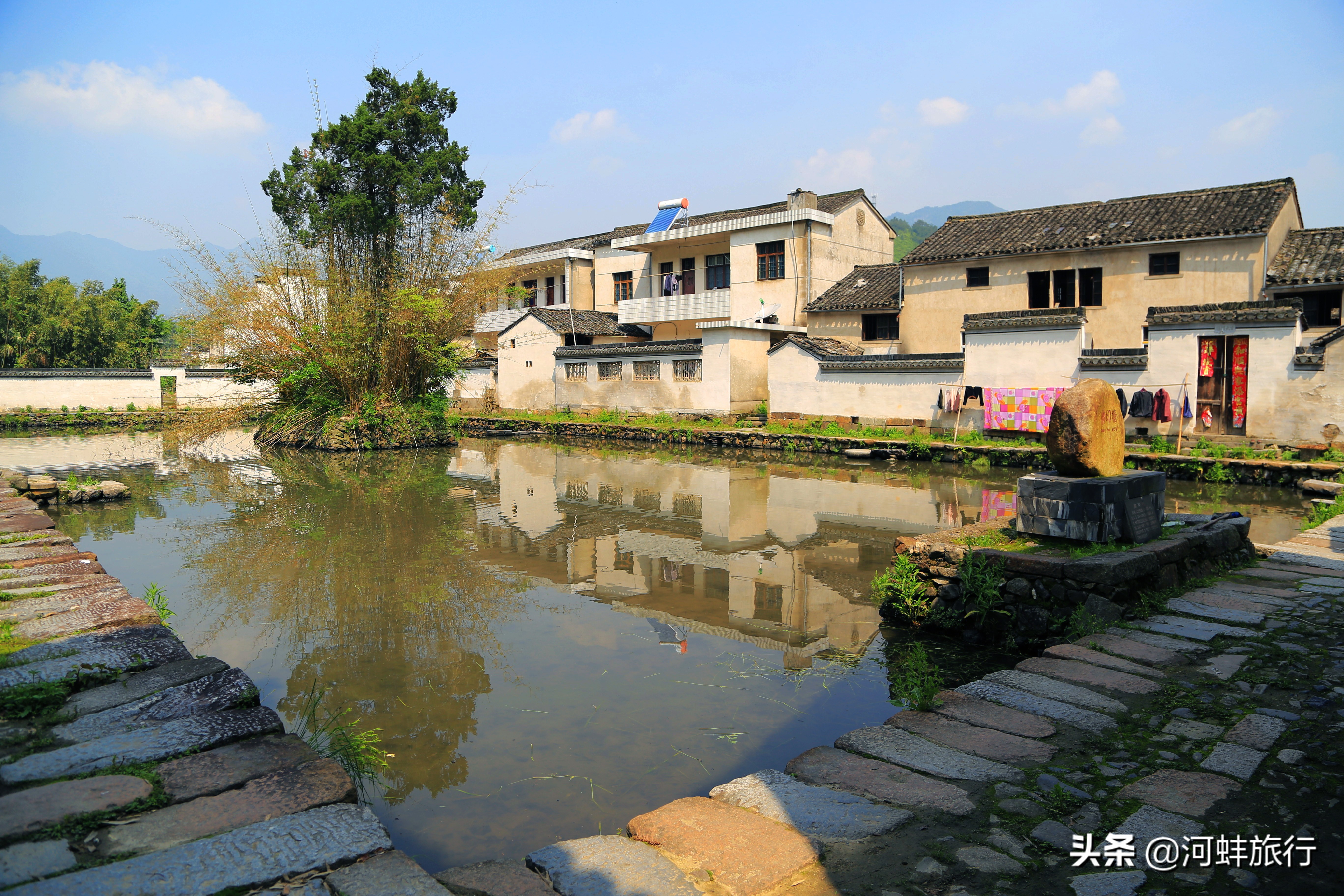 一张图带你看懂徽州古村落的风水格局徽州古村落的风水观
