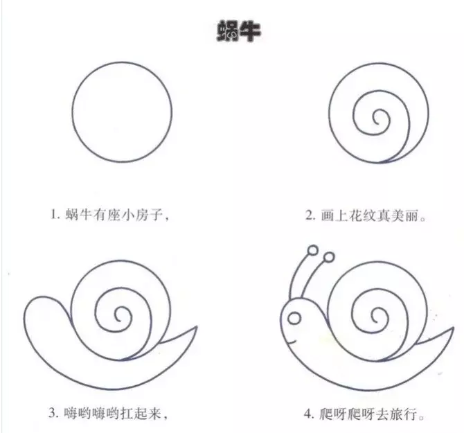 简笔画|幼儿园简笔画教程大全(100种),果断为孩子收藏!