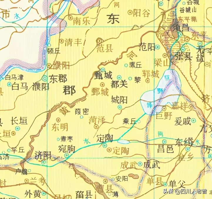 菏泽市下辖7县历史沿革