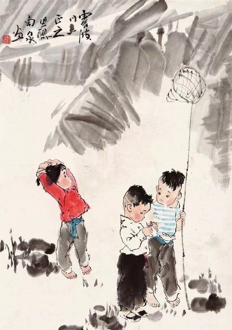 15首孩童古诗词：钓鱼捕蝉，莲蓬纸鸢，童趣童真，无一不美好