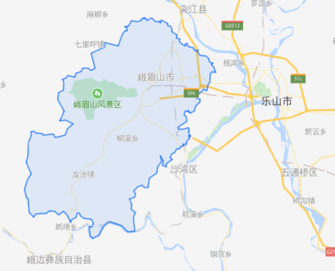四川省一县级市，总人口超40万，因为一座山而得名