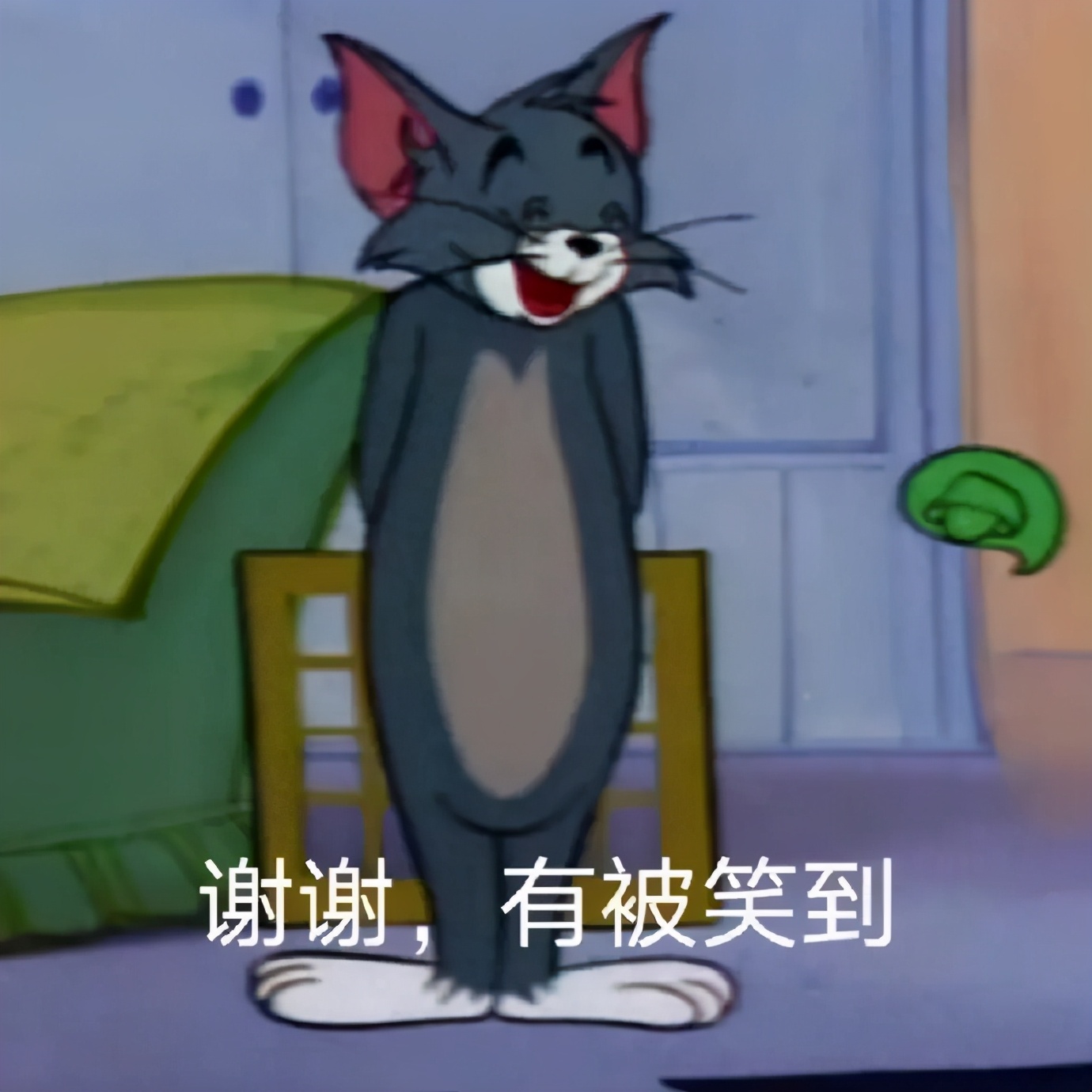 表情包｜猫和老鼠的表情，谢谢有被笑到