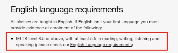 2021年世界顶级名校最新语言成绩要求
