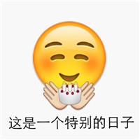 生日祝福表情包emoji表情包系列