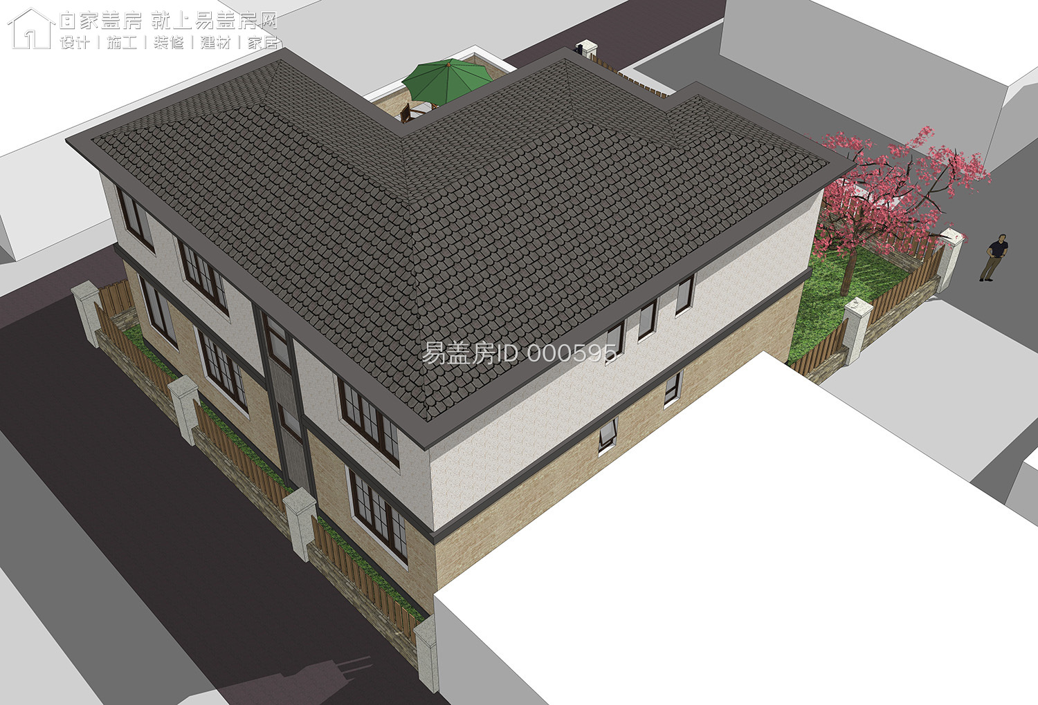 新中式风格的农村自建房，爸妈看了一定非常喜欢（带室内效果）