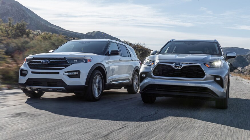 丰田汉兰达vs福特探险者:全新与全新的对抗,你会选择谁?