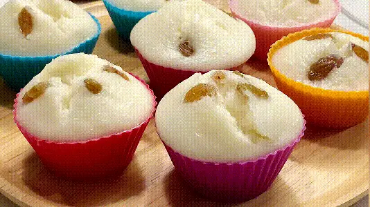 20年前卖2毛钱1个的大米发糕，筷子简单一搅，松软开花零失败