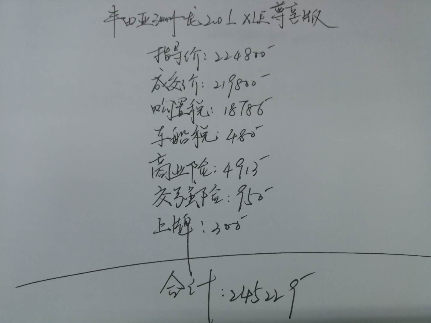 全款提亚洲龙2.0L尊享版，隔音有高级感、油耗7.5L，这价格咋样