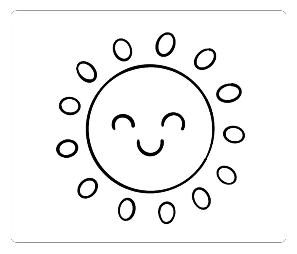 简单可爱的小太阳简笔画(简单可爱的小太阳简笔画图片) - 趣味头条