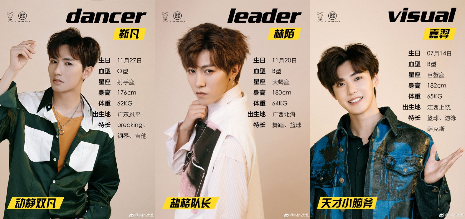 青春斗人物介绍易烊千玺前队友王思聪富二代好友偶练2所有选手都在