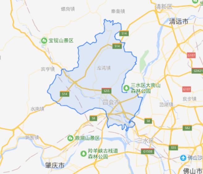 广东省一县级市，人口超50万，因为“四水会流”而得名