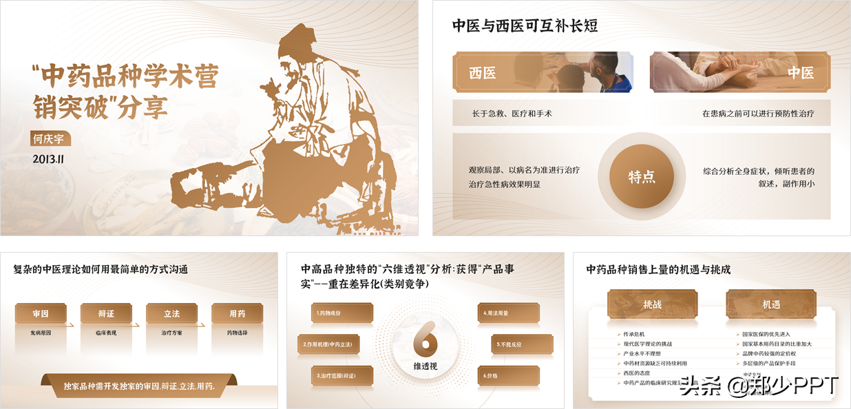 中医药PPT如何美化设计，这篇文章给你很多不错的思路，推荐学习