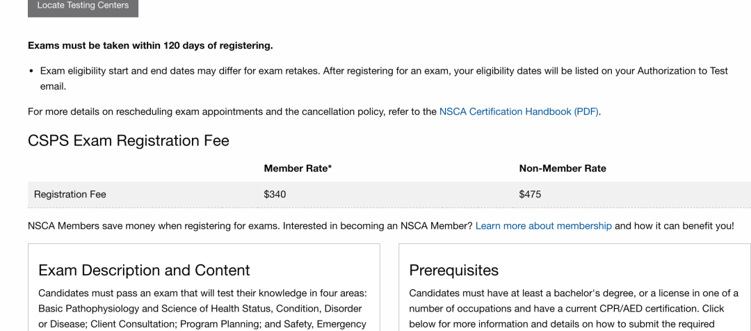 NSCA国际认证教练考试报名全新完整指南