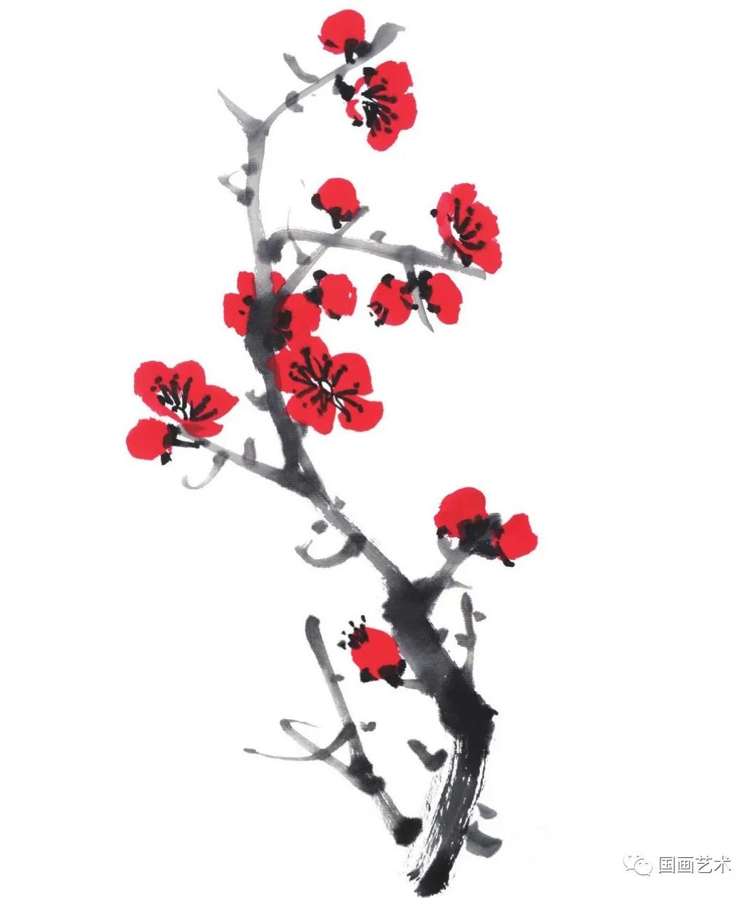 写意梅花画法(写意梅花画法教学视频) - 龙井茶