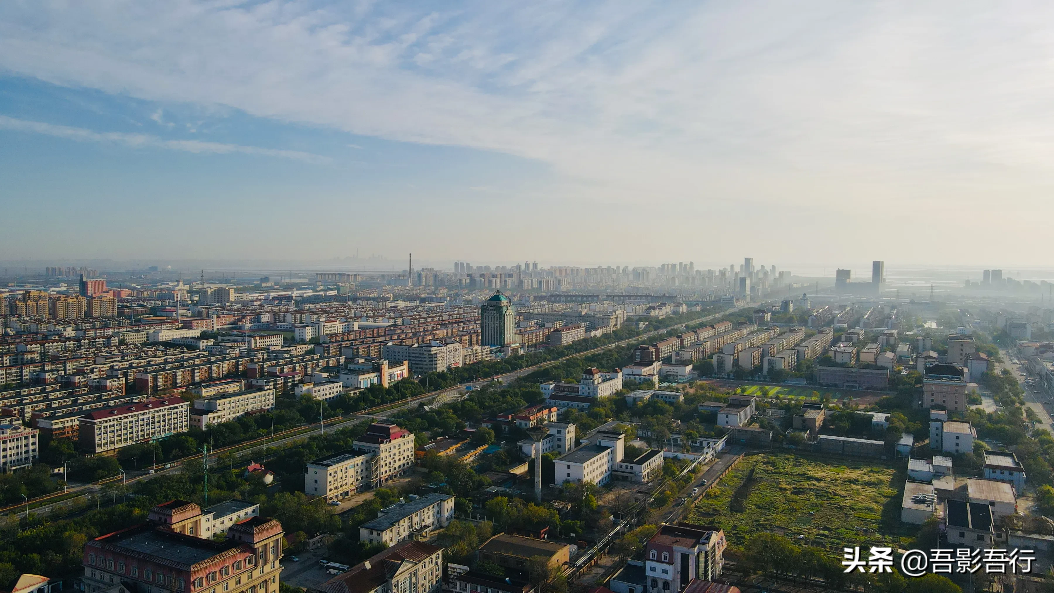 航拍天津大港:海上日出,城市風光,公園美景,盡收眼底