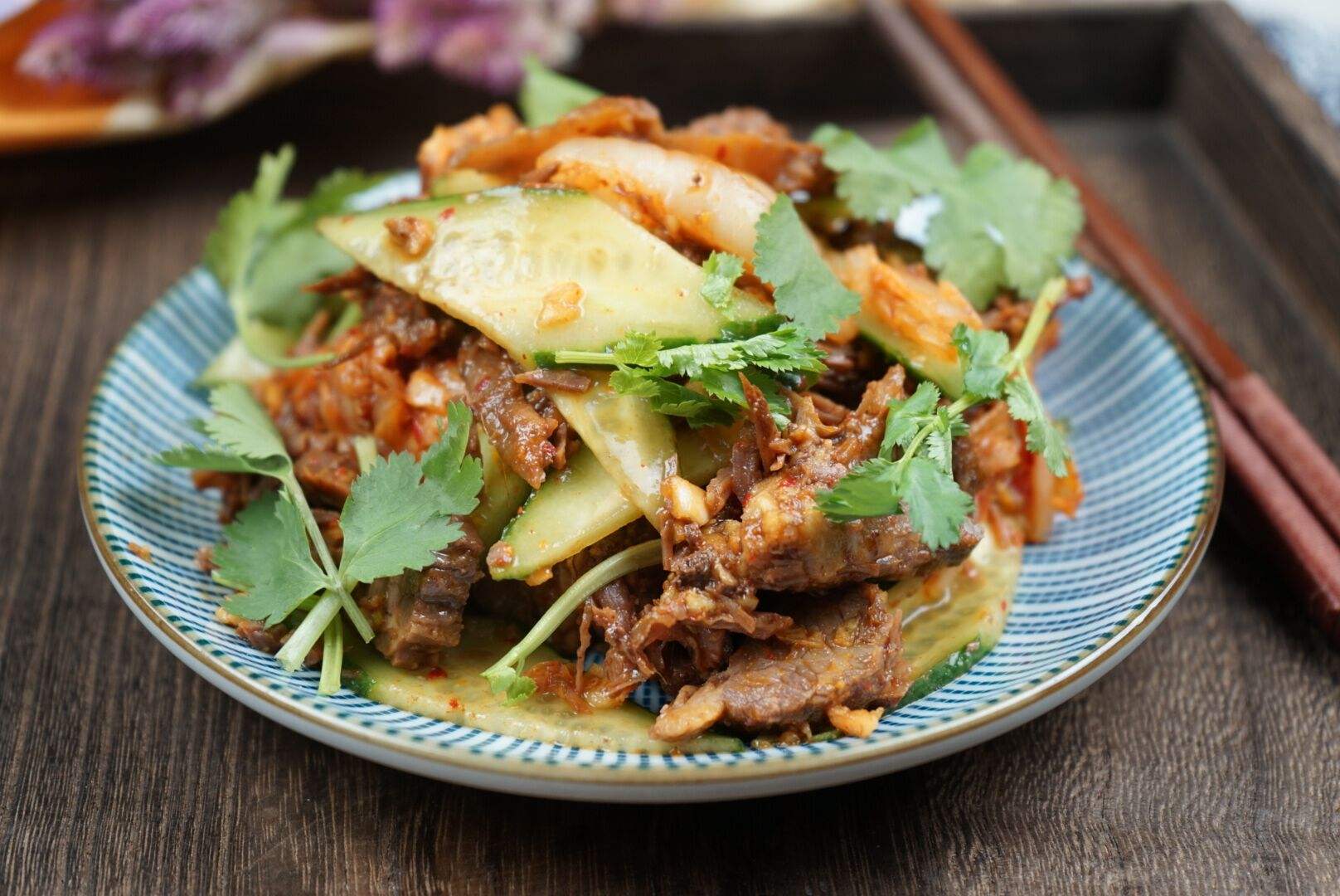 学会这样做黄瓜拌牛肉,爽口美味超好吃,孩子们一口气吃完一大盘