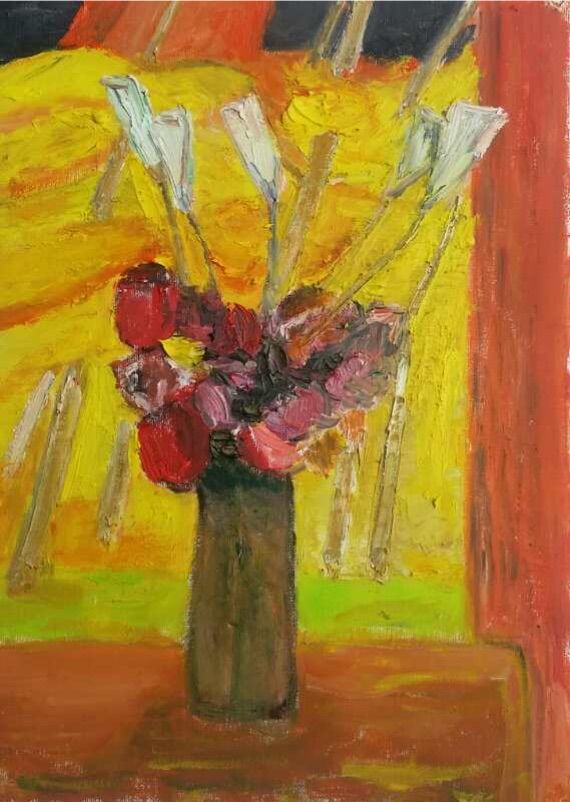 67岁实现儿时梦-常熟老年大学油画班首次开展