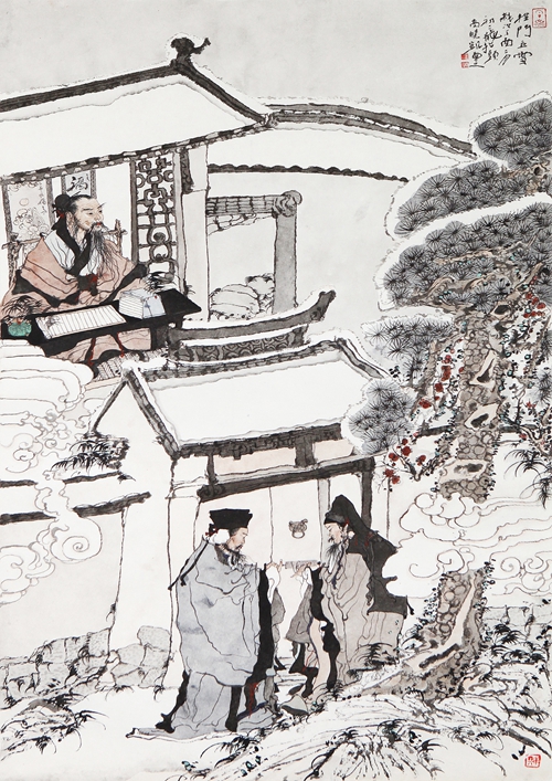 成语故事之"程门立雪"