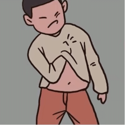  挠痒滴汗表情包